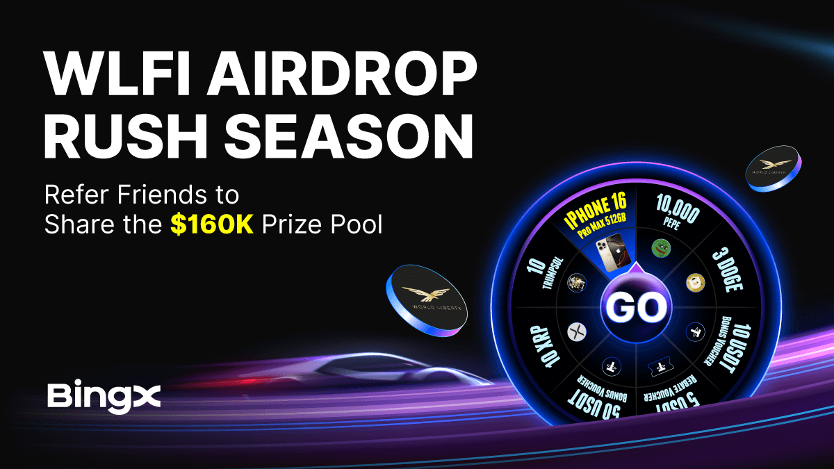 WLFI Airdrop Rush Season: Refer Friends to Share the $160K Prize Pool